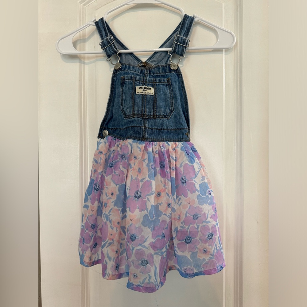 Toddler girls Oshkosh overall dress